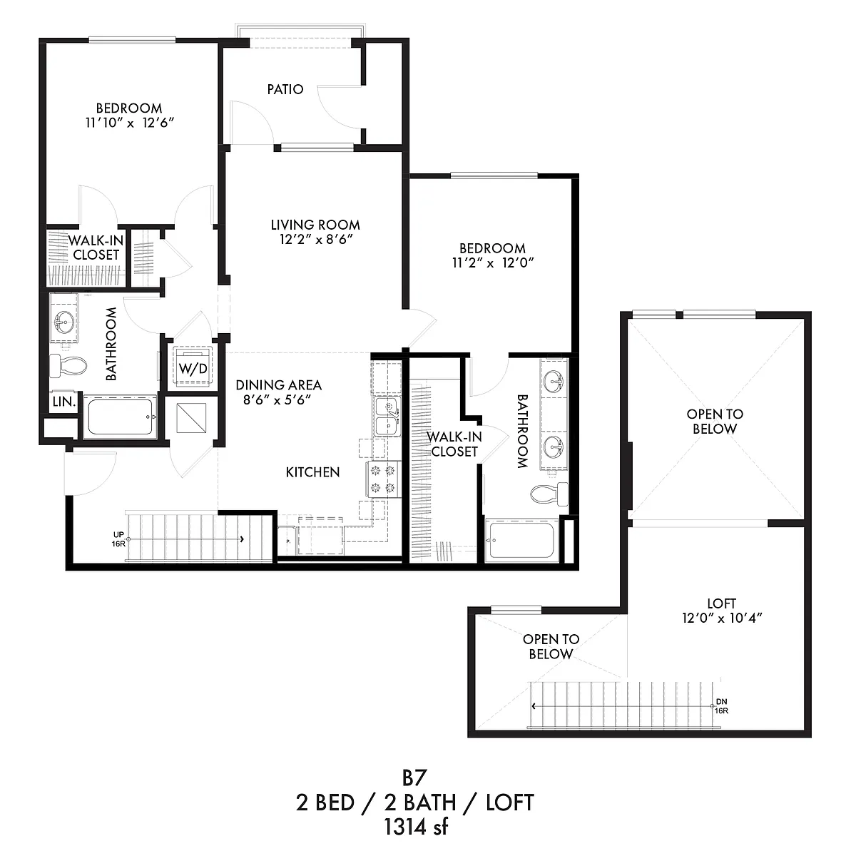 Floor plan Plan B7