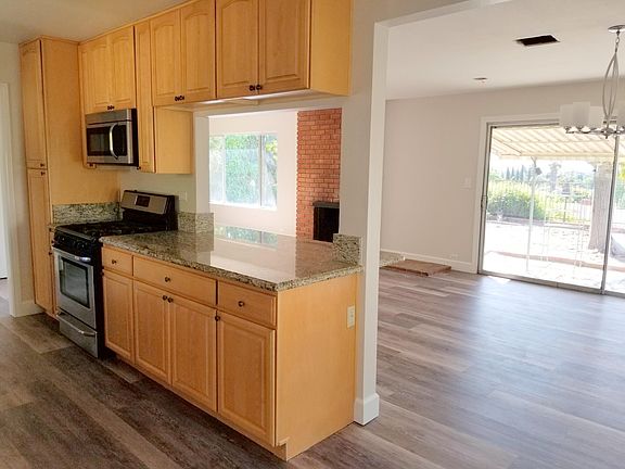 Kitchen with granite counters