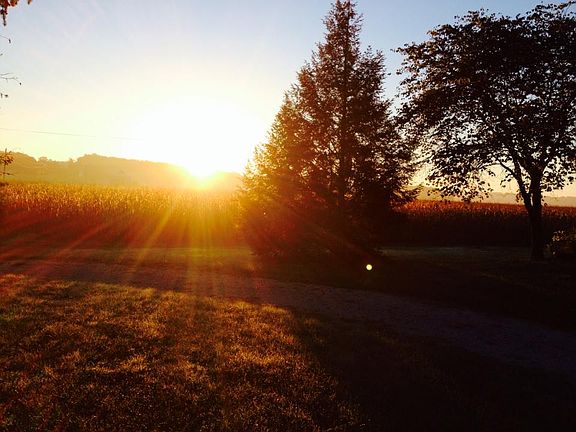 Beautiful country sunrise