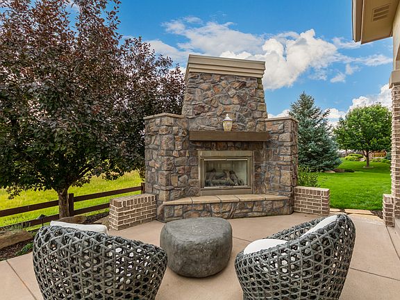 outdoor fireplace