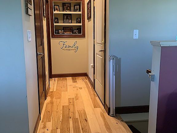Hallway to master bedroom 