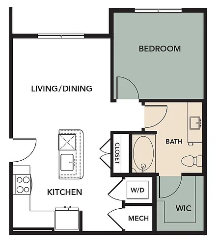 Floor plan A1c