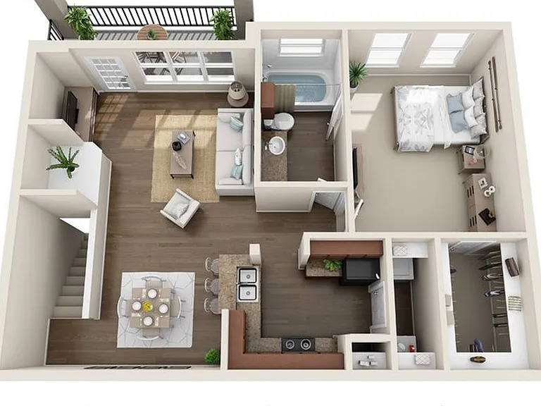 1 Bedroom | 1 Bath | 903 SF | Attached Garage | Level 2 1 Bedroom | 1 Bath | 903 SF | Attached Garage | Level 2