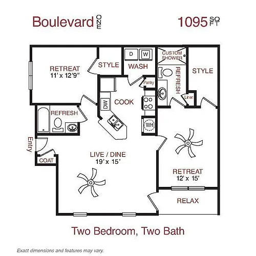 Floor plan Boulevard One