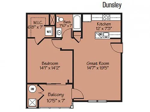 Floor plan Dunsley