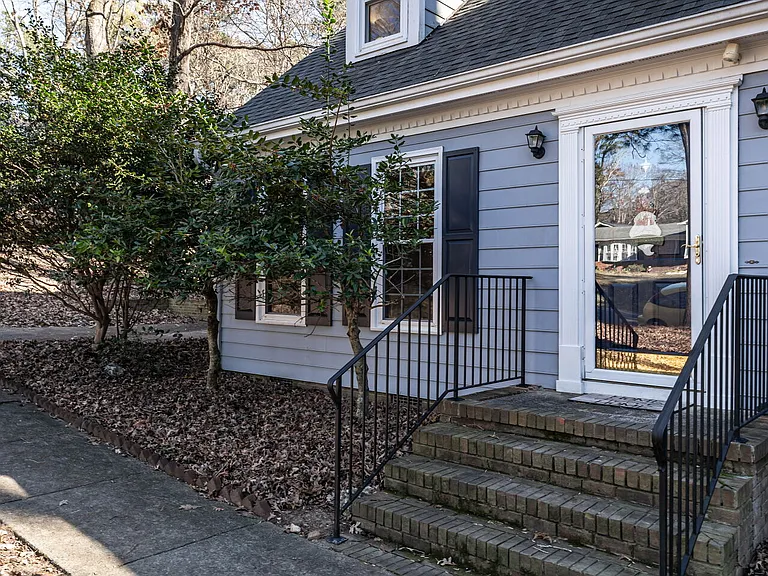 A wide and welcoming front door entry for your guests