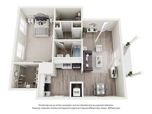 Floor plan One Bedroom