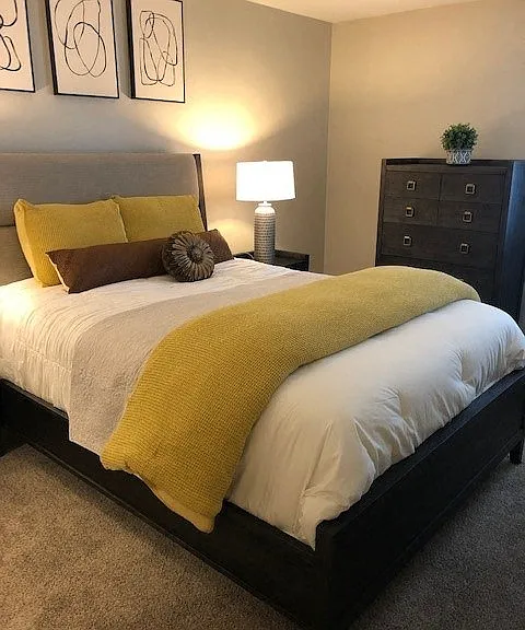 Master Bedroom With Walk-In Closet & En Suite Half Bath