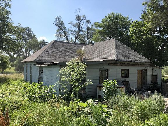Northwest view of the house