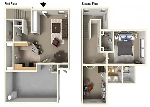 Floor plan 1X15