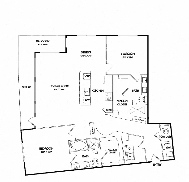 Floor plan B12