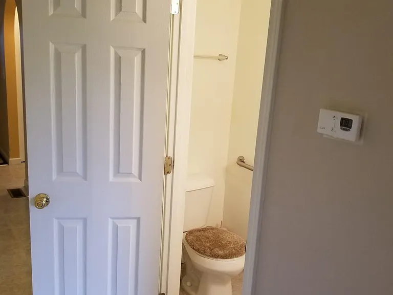 first floor half bath
