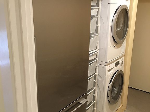 Refrigerator, Washer/Dryer