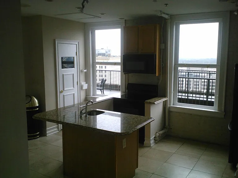 Roof-top level Club Room serves as party headquarters.