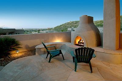 Cozy Kiva Fireplace