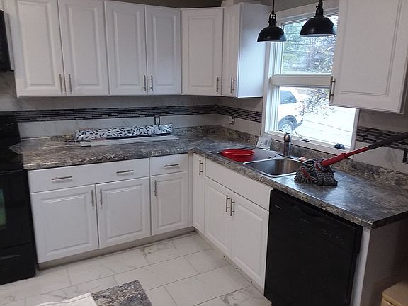 Kitchen during remodel.