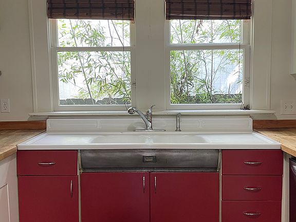 Original metal kitchen sink cabinet