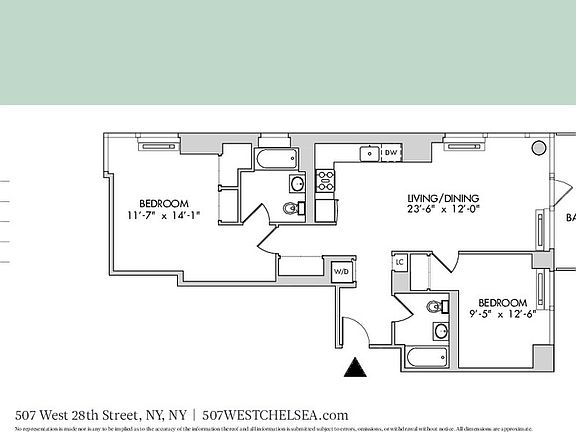 2nd image of 507 W 28th St APT 1401