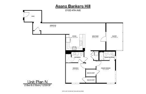 Floor plan Plan N