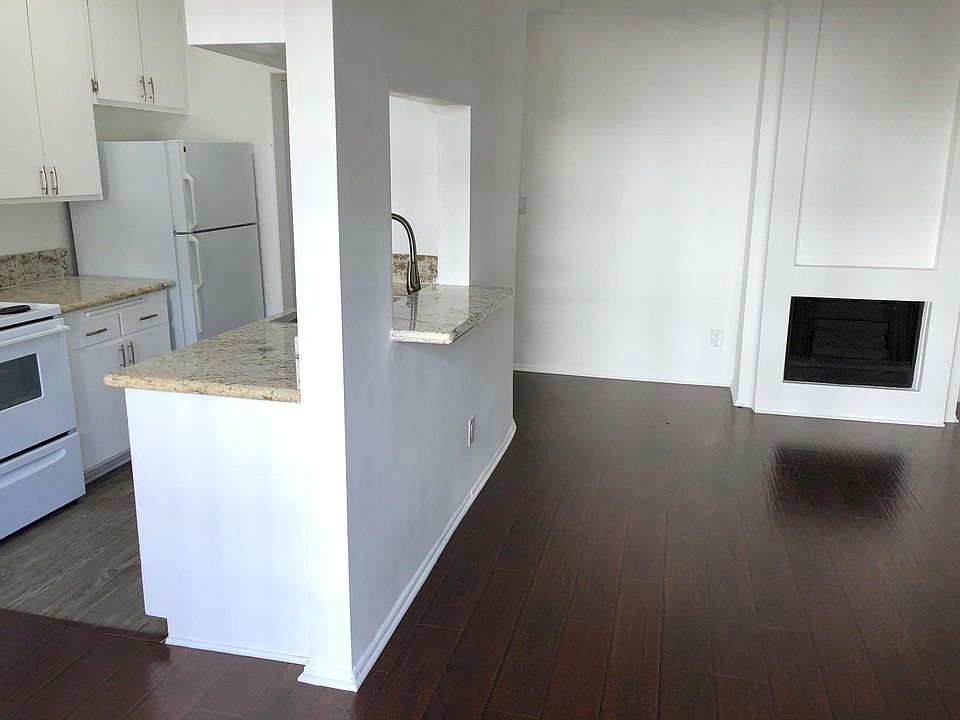 Living space and kitchen.