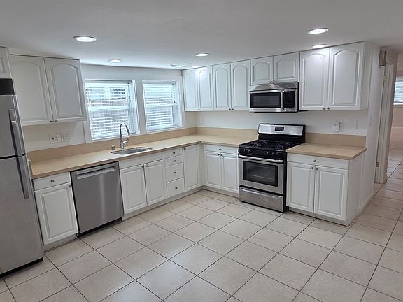 Kitchen and eating area