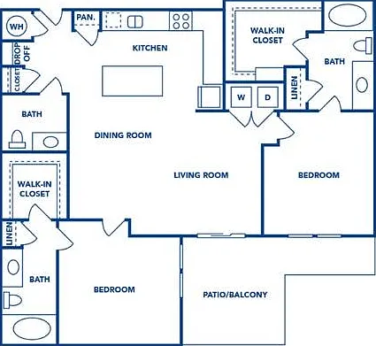 2 Bedroom | 2.5 Bath | 1174 SF 2 Bedroom | 2.5 Bath | 1174 SF