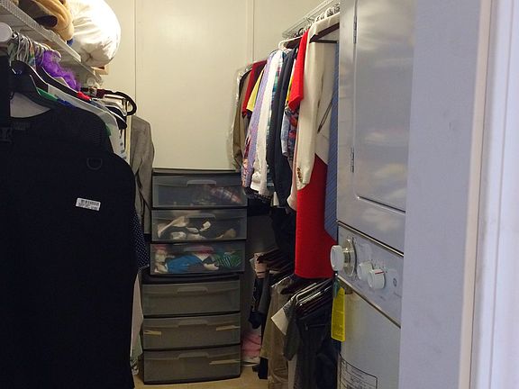 Walk-in Closet and Laundry