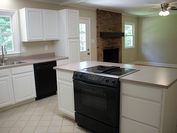 Kitchen open to family room