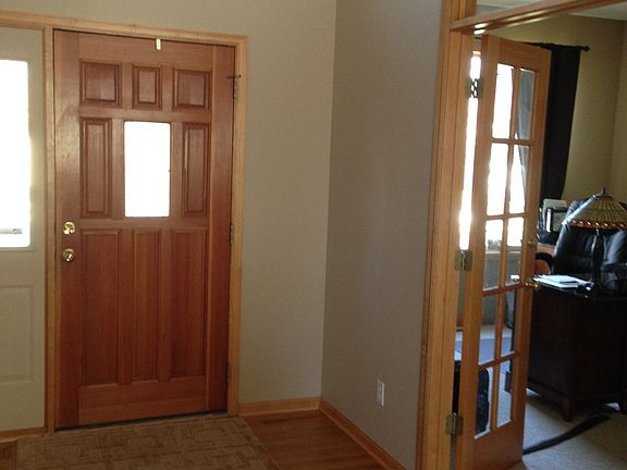 Entry into the house and den