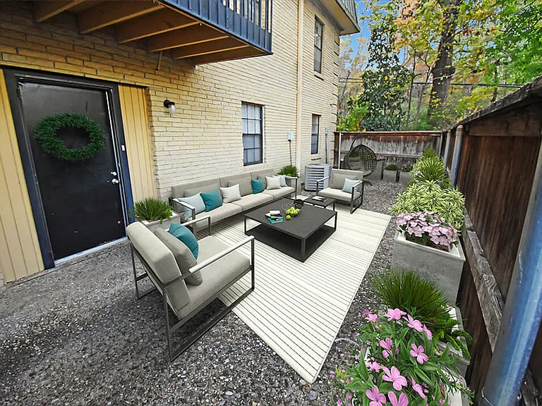Private Patio with Select Homes