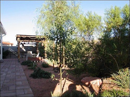 Private backyard