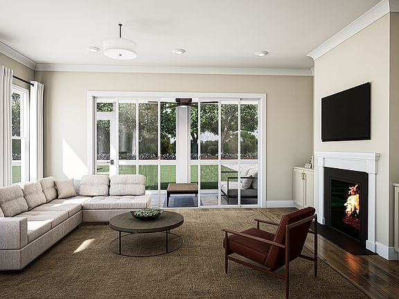 Mayes Hall Plan 3- Great Room Rendering