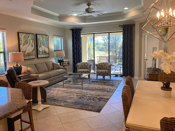 Large open kitchen, dining and family room.