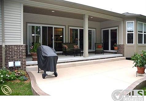 Rear patio