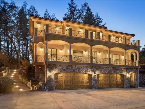 Driveway and view of balconies