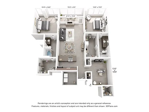 Floor plan B7 Den