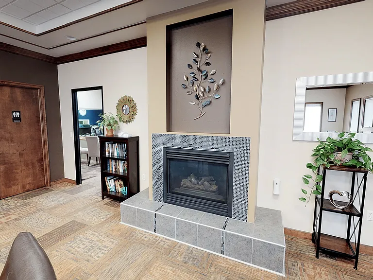 Community Clubhouse with Fireplace