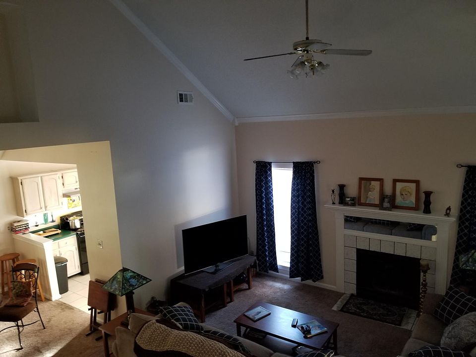 Living room view from strairs.