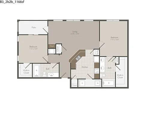Floor plan B3