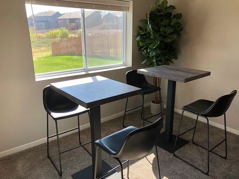 Basement Den area (high top tables and chairs)