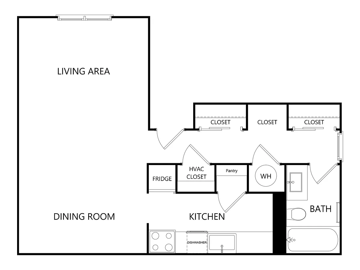 Floor plan Studio