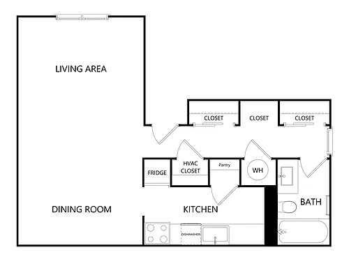 Floor plan Studio