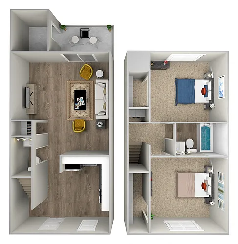 Floor plan Renovated Magnolia
