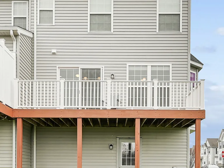 Backyard and View of Basement Entrance