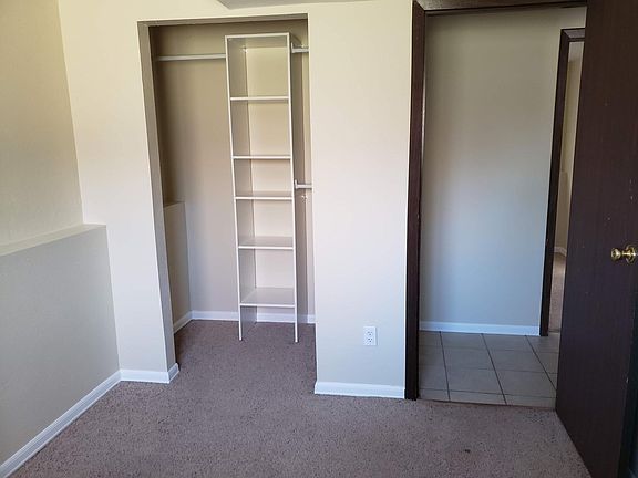 Downstairs bedroom 3 closed with builtin