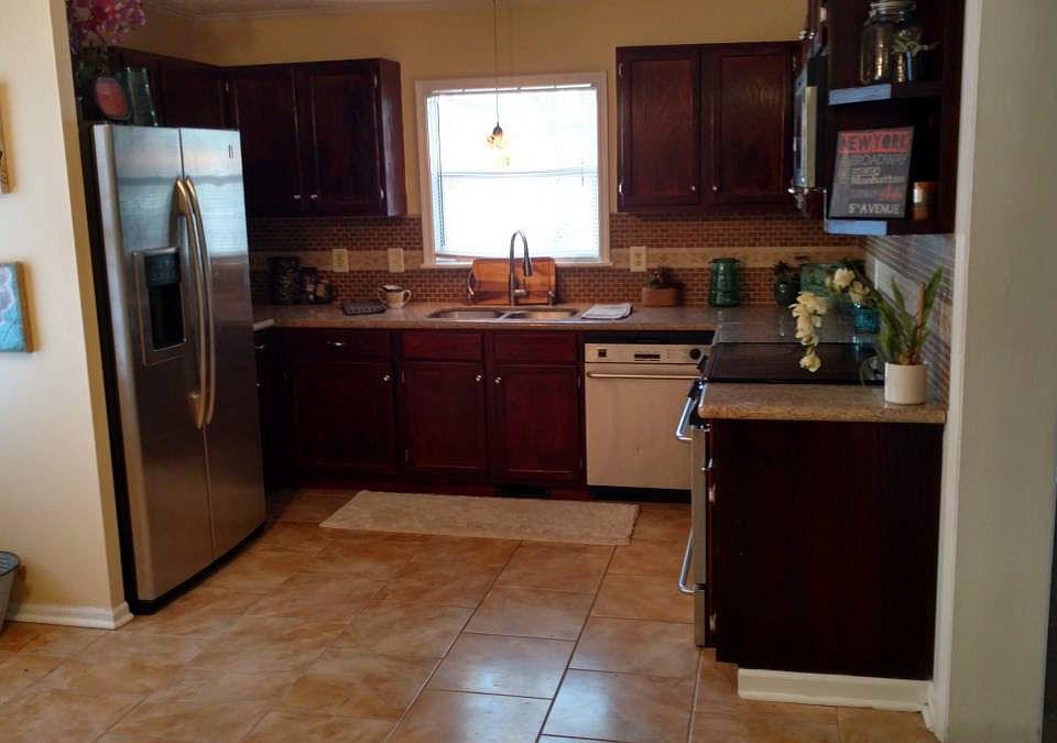 Renovated kitchen with dishwasher