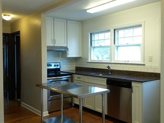 Newly remodeled kitchen with granie and stainless steel
