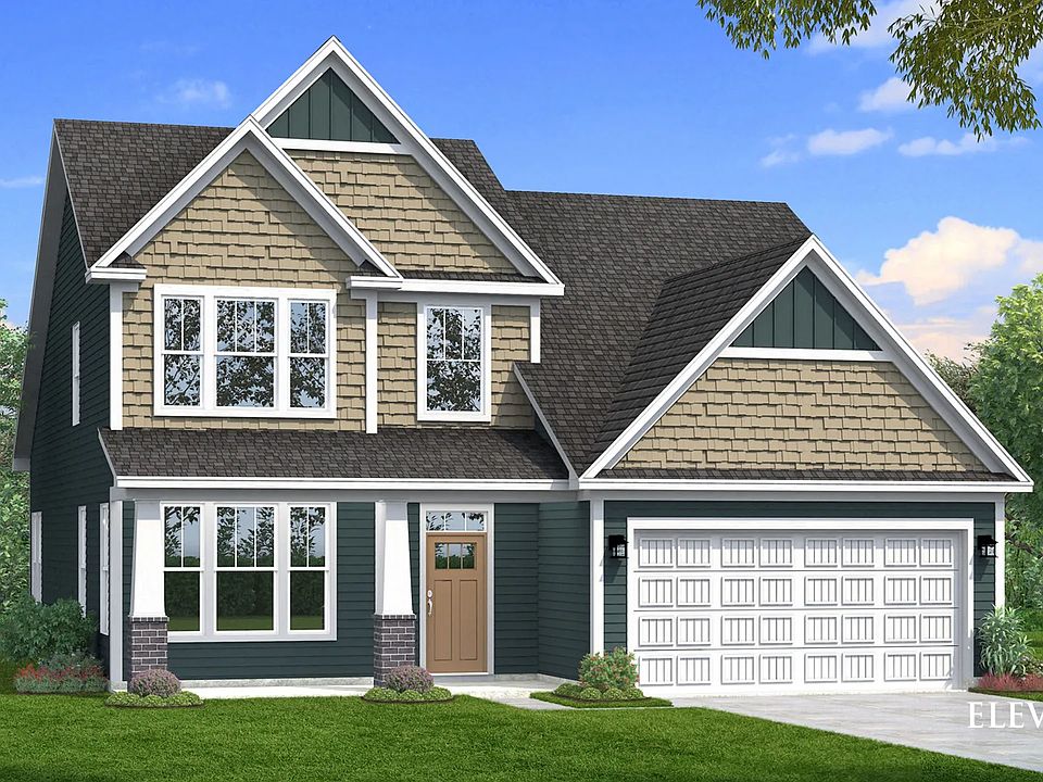 Rendering of elevation 5 of The Middleton Design by DRB Homes