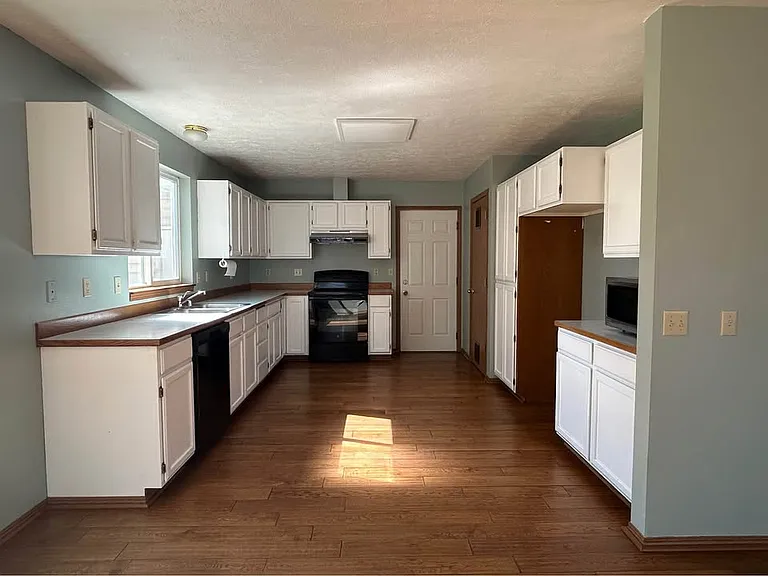 Kitchen from living room