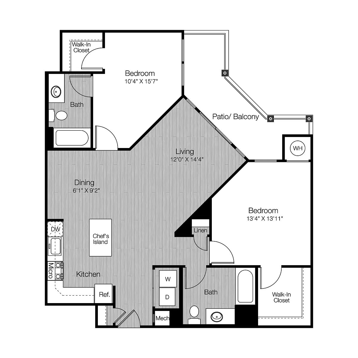 Floor plan 2K2